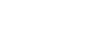 RAYNO LASER logo web white