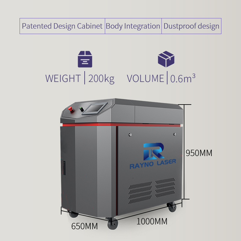 6 times laser welder 2000W dimension