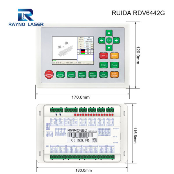 RUIDA RDV6442G dimension