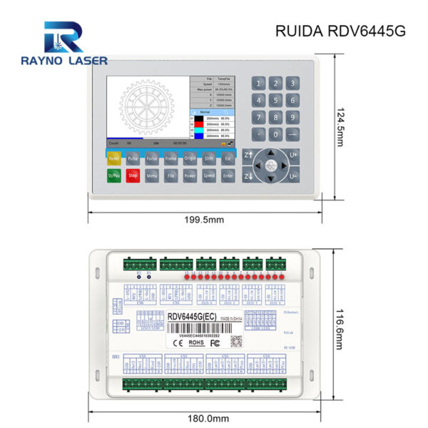 RUIDA RDV6445G dimension