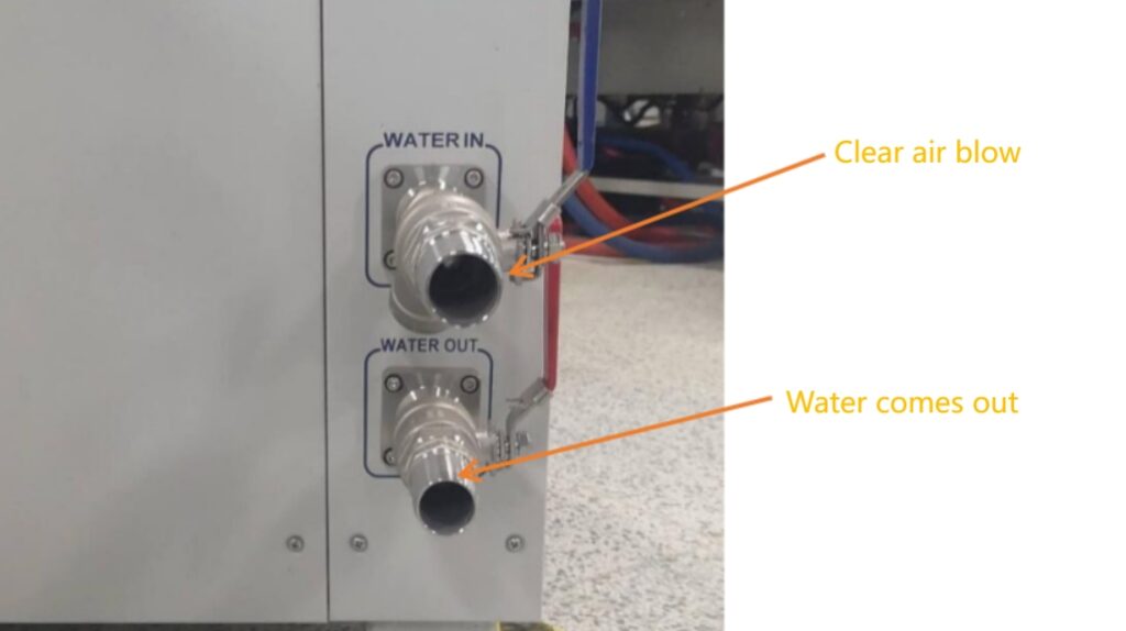 laser antifreeze air blow