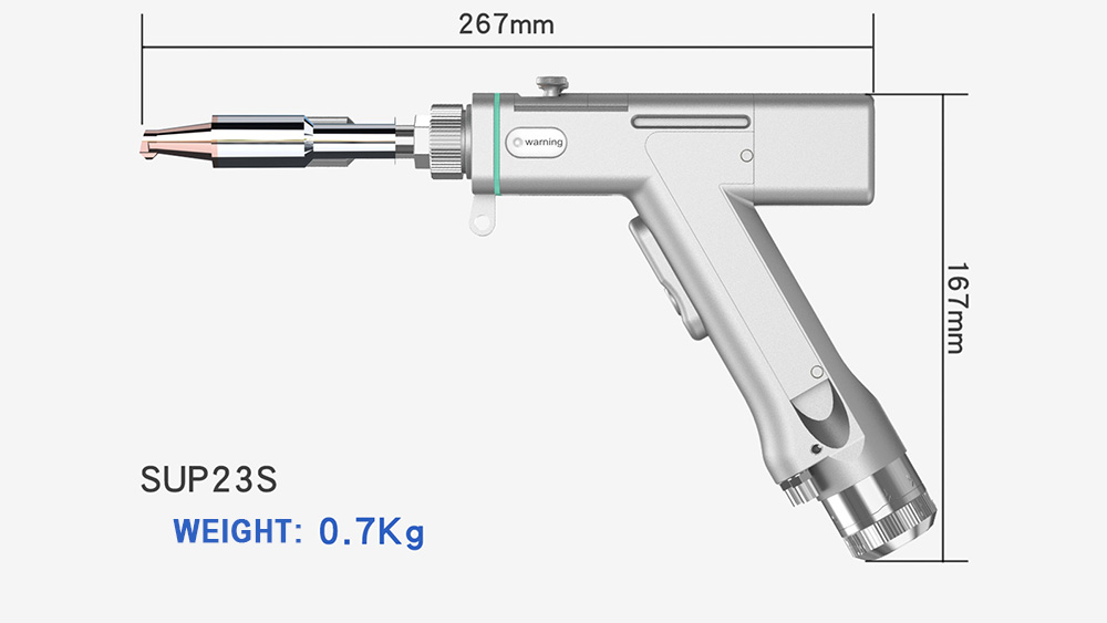 sup 23S welding gun SIZE