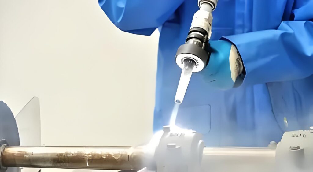 Dry ice cleaning