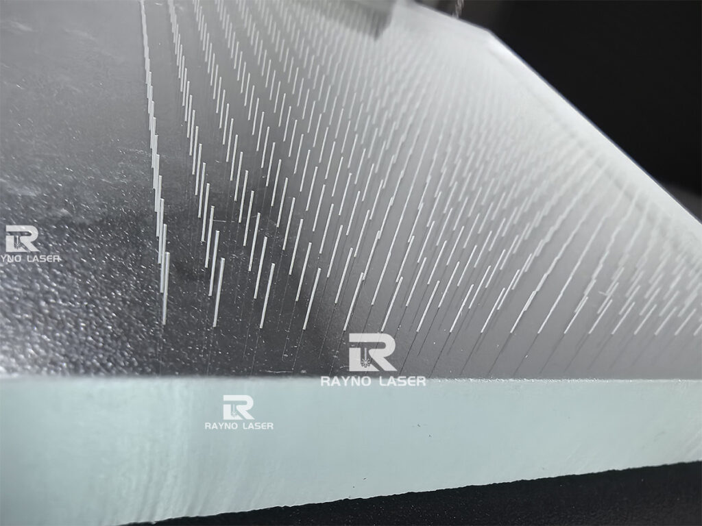 Green laser drilling sample